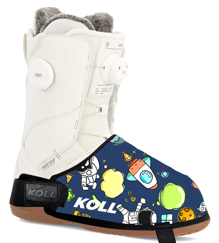 Couvre-bottes de ski WarmBoot - JUNIOR (à partir de 2 ans) - Astronaute