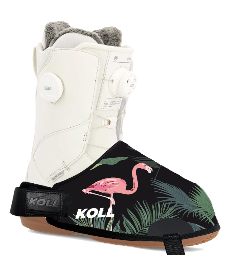 Couvre-bottes de ski WarmBoot - FLAMANT ROSE