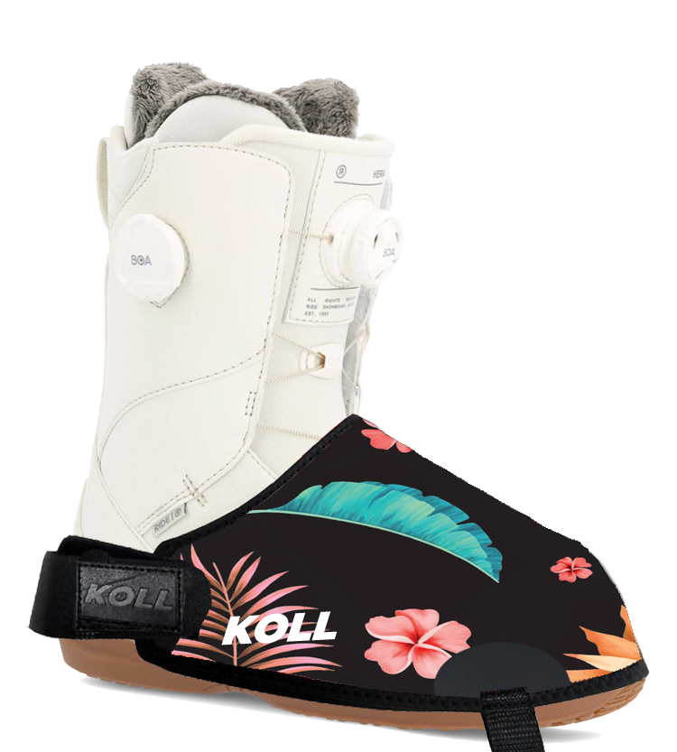 Couvre-bottes de ski WarmBoot - FLEURS