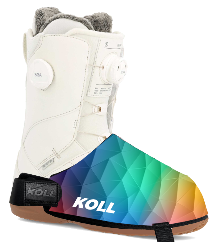 Couvre-bottes de ski WarmBoot - FUNKY - Arc-en-ciel